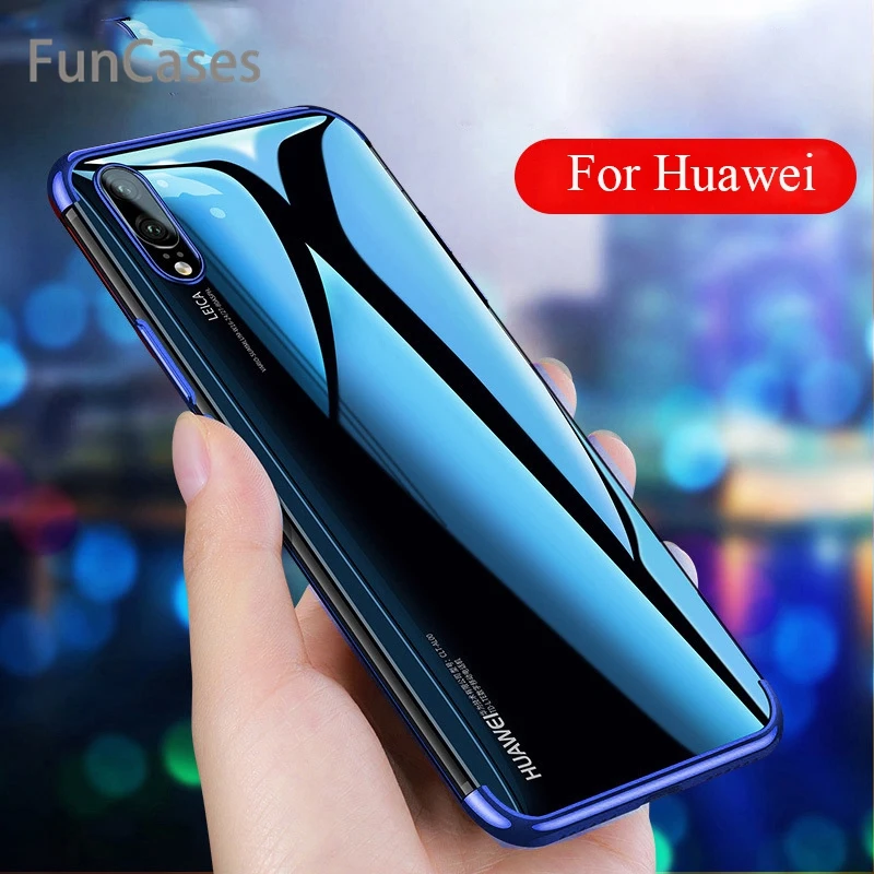 Силиконовый чехол для huawei Honor 20 10 10i P Smart P Smart Z Plus P20 Lite P30 Pro V20 прозрачный мягкий чехол из ТПУ