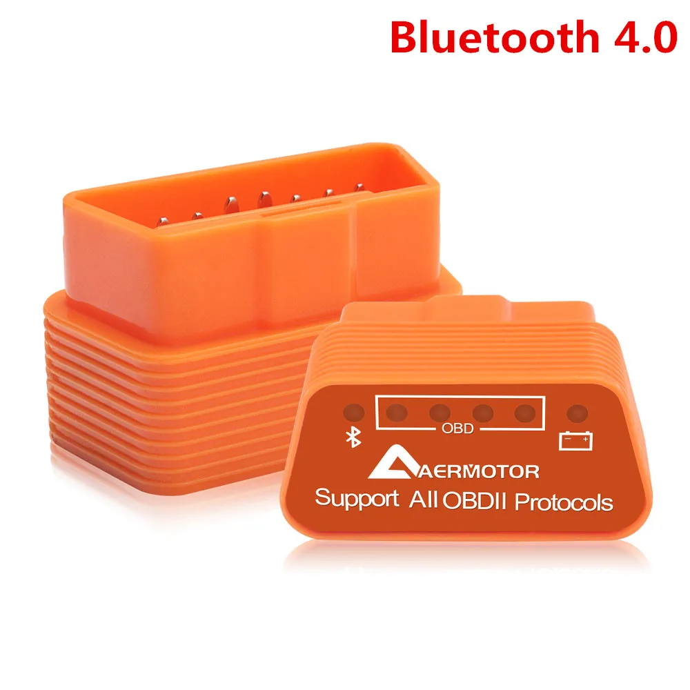 Лучший Viecar Bluetooth 4,0 сканер ELM327 V1.5 OBD OBD2 считыватель кодов Viecar Bluetooth 4 автомобильный диагностический инструмент для iOS Android PC - Цвет: ARE ELM327 BT 4.0