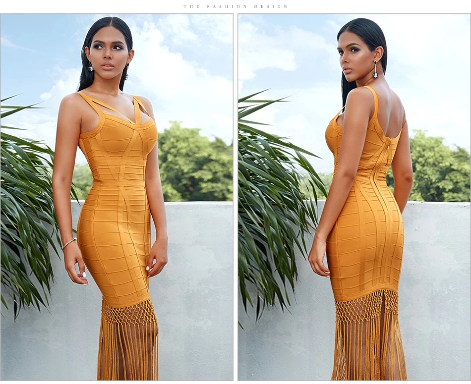 Adyce новое летнее женское облегающее платье с кисточками Vestidos сексуальное без рукавов с бахромой облегающее Клубное миди вечернее платье в стиле знаменитостей
