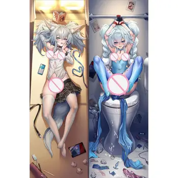 

2Way Anime Dakimakura 160x50cm Sexy Hentai Japanese Manga Girl Body Hugging Pillow Case Cover by Frontline Waifu Gift for OTAKU