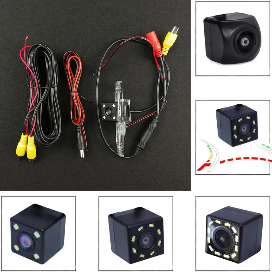 

Car HD Fisheye 4 8 12 LED CCD Night Vision Rear View Camera wireless For Ford Focus Sedan 2 3 2008-2012 C-Max C Max Mondeo
