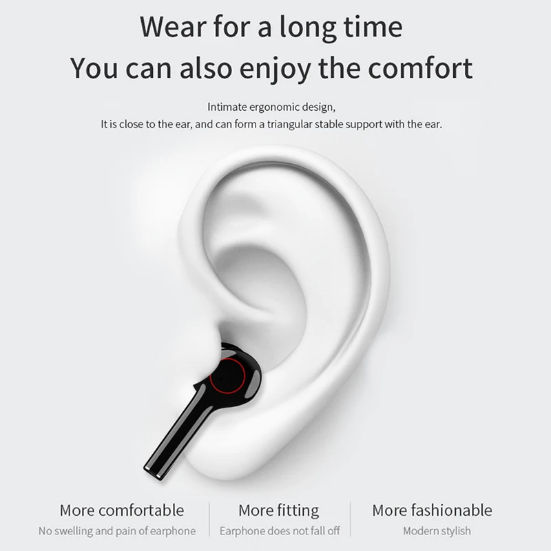 Oppselve Bluetooth Earphones Wireless Earbuds Sports Handsfree Earphone Headset with Charging Box for iPhone 11 X Xiaomi Huawei
