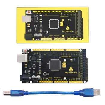 

2020 NEW Keyestudio MEGA 2560 R3 Development Board w/USB Serial Chip CP2102 +USB Cable Compatible with Arduino Mega2560 Giftbox