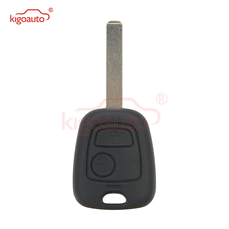 Kigoauto Smart Car Remote Key for Citroen Peugeot 2 Button 434mhz VA2 ID46 Electronic Chip On Board kigoauto fcc id hyq2ab smart key 4 button 434mhz id46 chip for cadillac cts 2014 2015