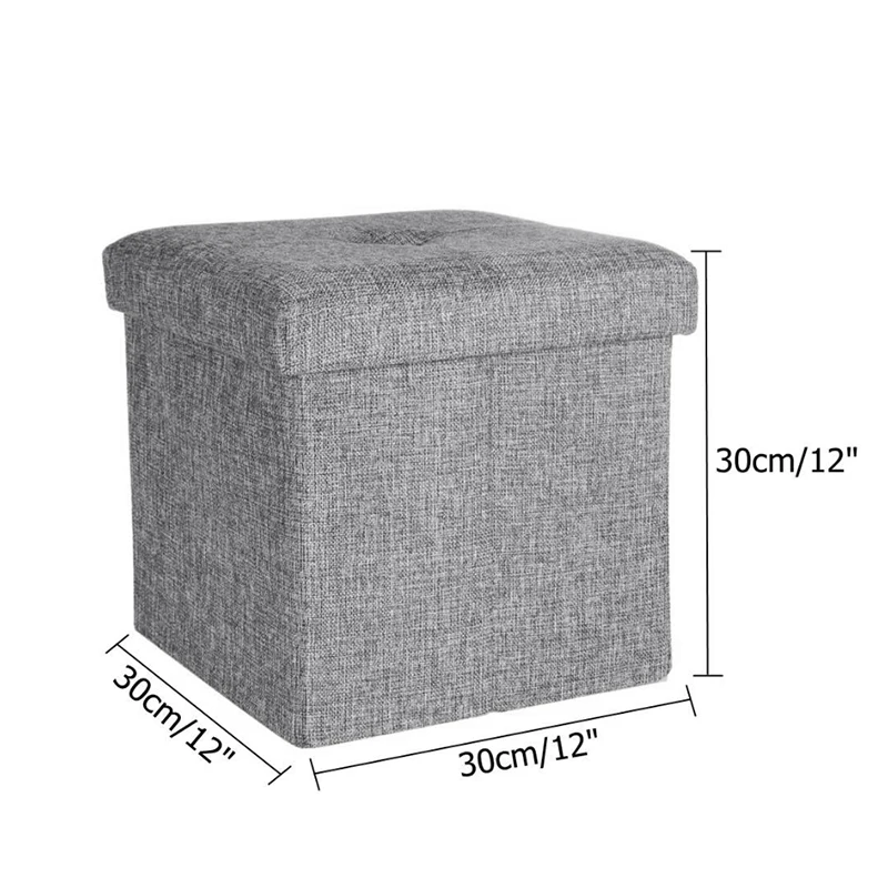 Многофункциональный Fodable ящик для хранения постельного белья Cube ottoman сиденье стула коробка подножка постельное белье скамья мебель стойка для обуви