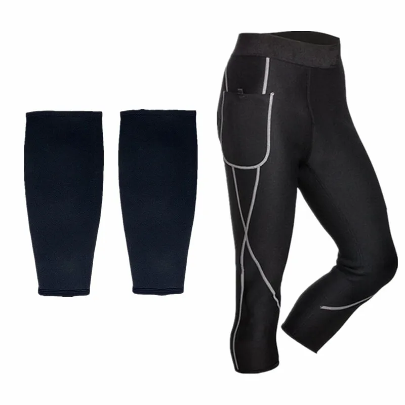 

Slimming pants Women Body Shapers calf Belt Neoprene Compression legs Fitness shorts Waist Trainer Shapewear Trimmer Weight Loss
