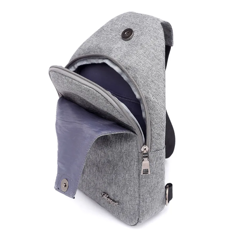 

Casual Business Large Capacity Chest Pack Men's Large Capacity Waterproof Nylon Shoulder Bag Nursing Travel Shoulder Bag