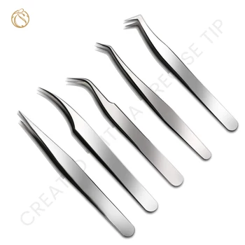 

Lash Tweezer Sets Stainless Steel Eyebrow Tweezers Eyelash Extension Tweezers Mini Nail Art Tweezers Makeup Repair Tool Set