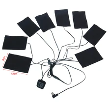 8 штук USB электрическая грелка грелку на открытом воздухе с подогревом куртка одежда прокладки нагревателя зимние; теплые; термо жилет тормозные колодки