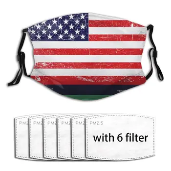 

Anti-Pollution Grunge Flag Of United States Of America Mouth Face Mask Mouth Face Mask Women Men Muffle Masks Outdoor Washable