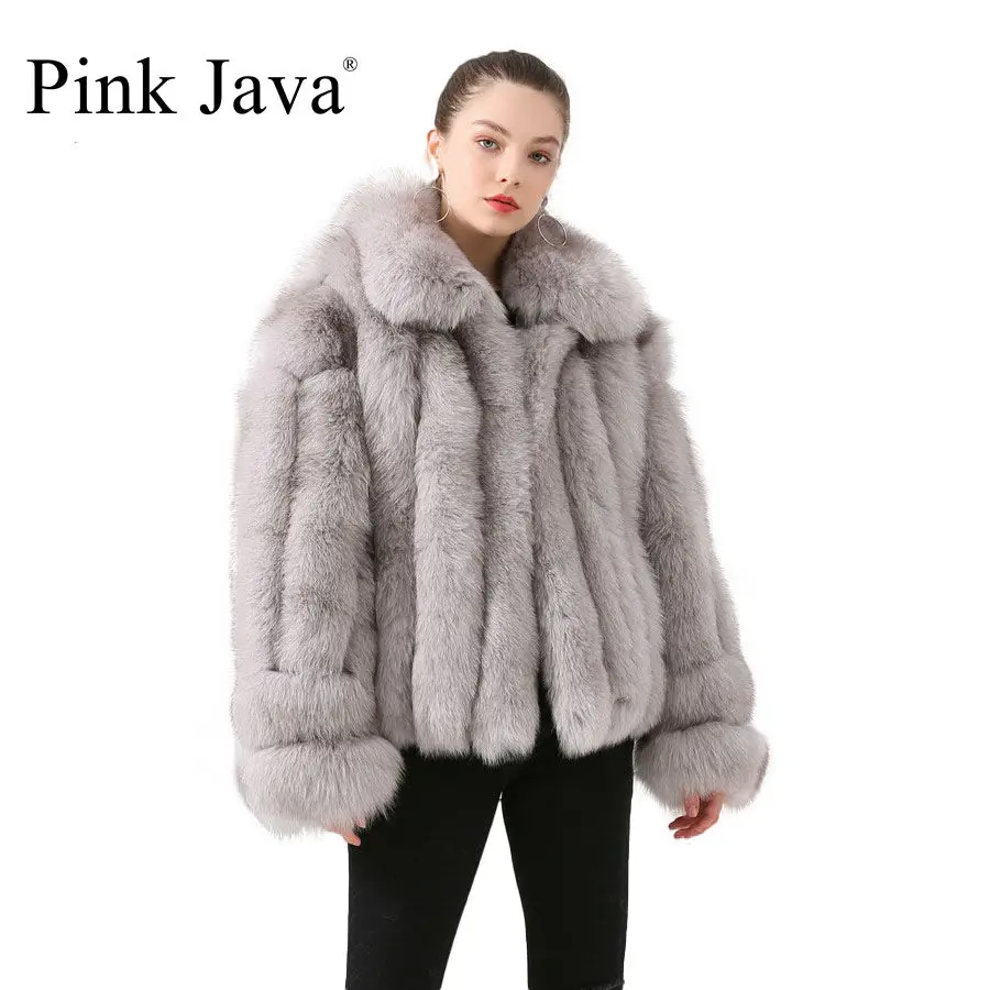 Розовый java QC19064 Новое поступление горячая Распродажа шуба из натурального