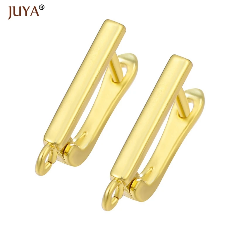 JUYA новый простой крючок для ушей золотого/розового/черного цвета сережек сделай