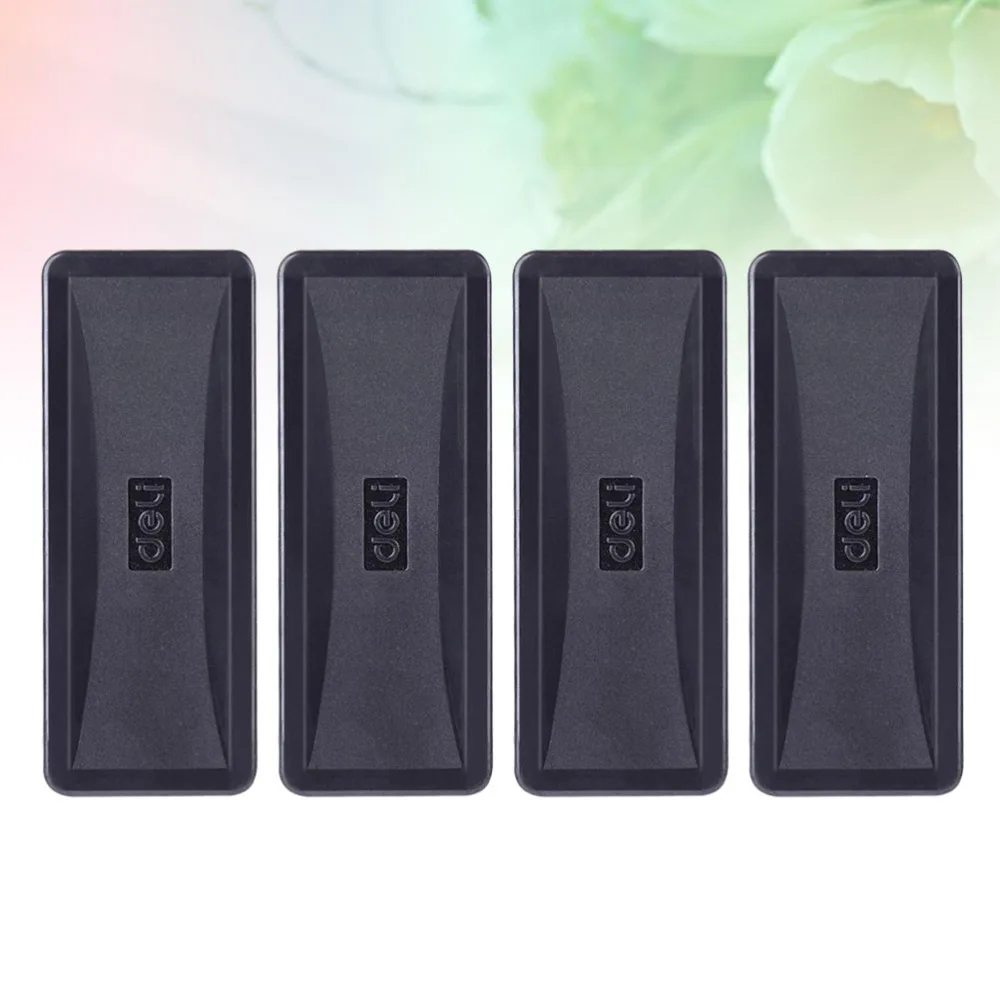 4 шт. Магнитный ластик для доски школьные канцелярские принадлежности (черный) |