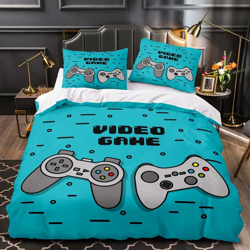 Gamepad Quilt Cover 3 piece 3D Digital Printed Bedding Set  Comforter Bedding Sets