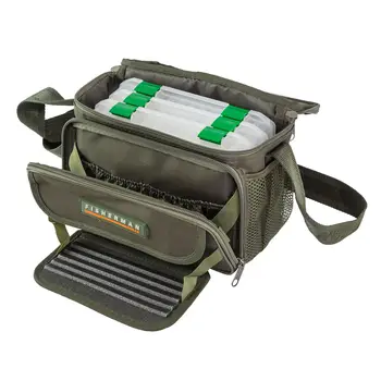 

Fishing bag 25x14x18 cm with a set of boxes for tackle f46sum + Kompl