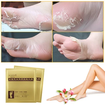 

2pcs/bag Peeling Foot Mask Exfoliating Scrub Pedicure Spa Socks Foot Peel Feet Care For Heels Remove Dead Skin Moisture masks