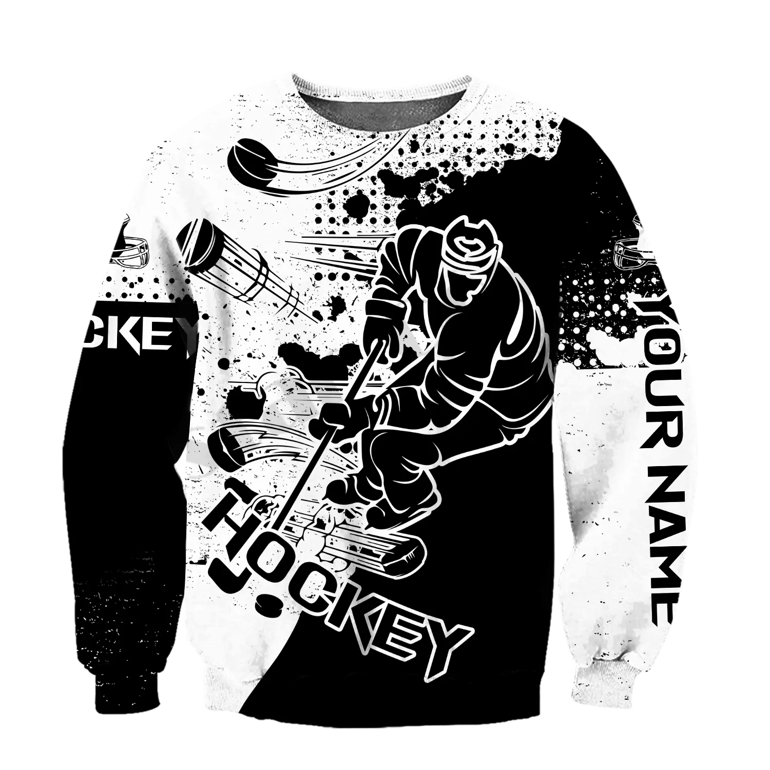 SONSPEE Ice Hockey Hoodie 3D Printing Men's Women's Classic Sport Coat Long  Sleeve Harajuku Man Oversized Pullover Hoodies Kid - AliExpress