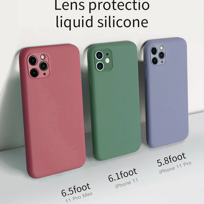 lifeproof case iphone xr מקרה עבור iPhone 11 11 פרו 11ProMax מקורי סיליקון מלא הגנה רך כיסוי עבור iPhone X XR 11 XS XSMax 7 8 7P 8P טלפון מקרה xr phone case