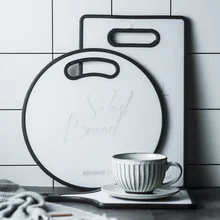 Экологически чистая квадратная кухонная Изысканная разделочная доска многофункциональная овощная фруктовая разделочная доска для мяса кухонные аксессуары LF423