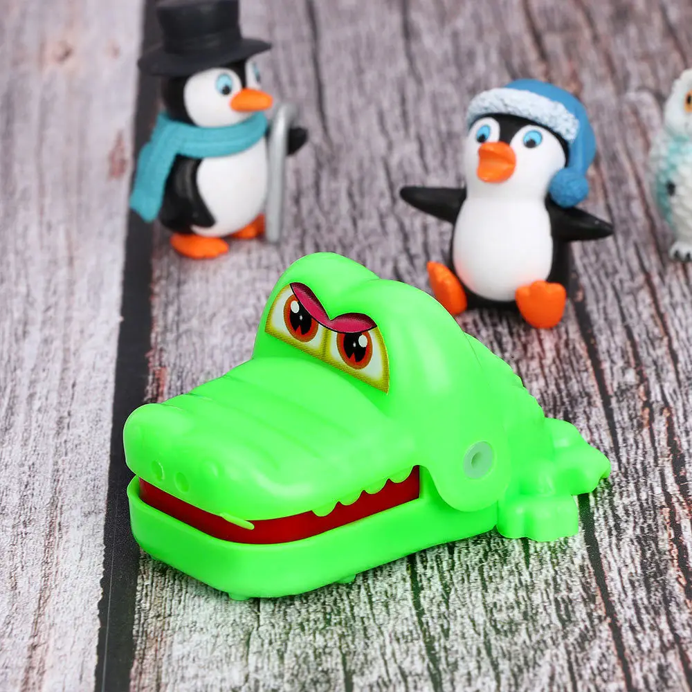 Новый креативный маленький рот крокодил зубной палец кусать пластиковые игры brinquedos руки Спиннер oyuncak Новинка кляп игрушки