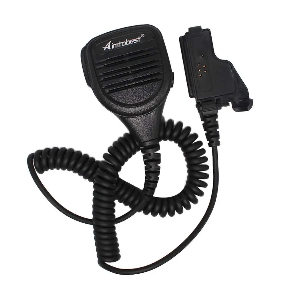 Motorola PMMN4051 Динамик-микрофон IMPRES Windporting влагозащищенный XTS1500 XTS2500 XTS3000 XTS5000 PR1500 HT1000 MTS2000 JT1000 MT1500 MT2000 - Цвет: Черный