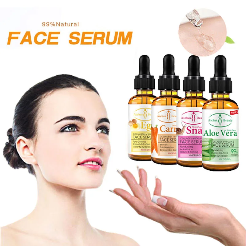 

30ml Anti-Aging Face Serum Removal Freckle Acne Pore Shrink Nourishing Whitening Moisturizing Oil Control Pure Skin Care Essence