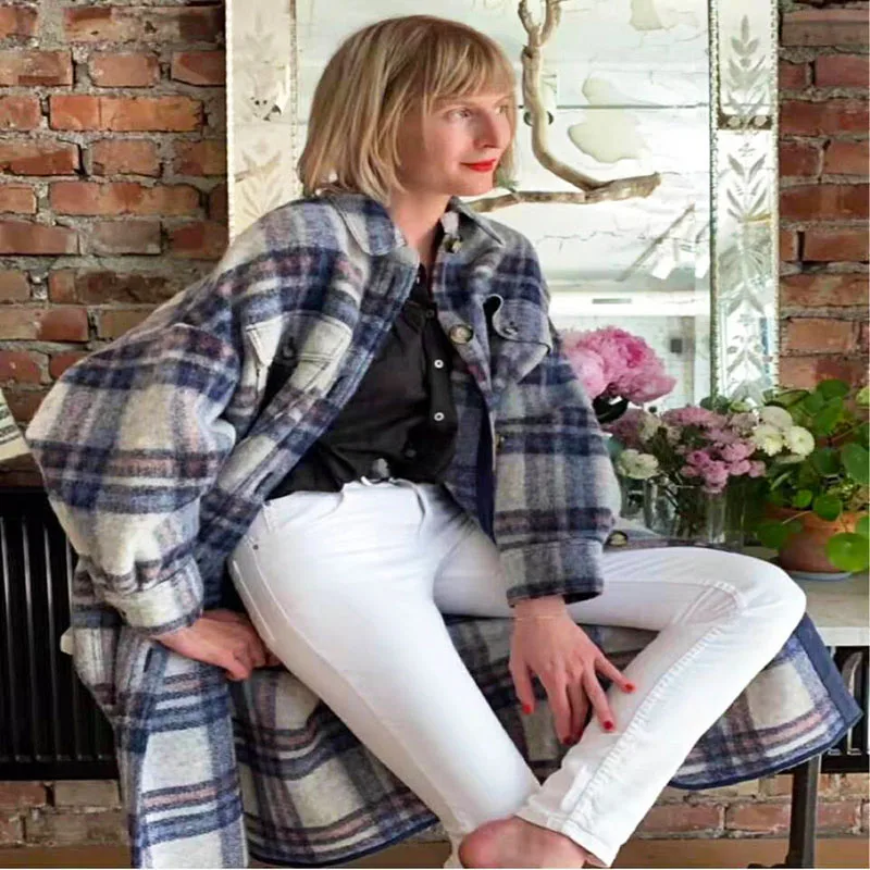 2021 Autumn / Winter Coats & Jackets Large Shape Brushed Pocket Wool