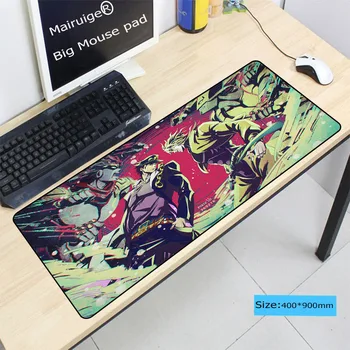 

Free Shipping Jojo Adventure Keyboards Mat Rubber Gaming Mousepad Desk Mat Customized Laptop Gaming Large Mouse Pad