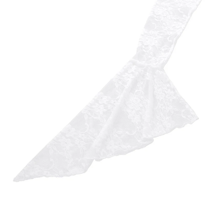 Женское Ретро панк готическое реглан с длинным Расклешенным рукавом прозрачное кружевное цветочное Болеро винтажные гетры для рук накидка для платья