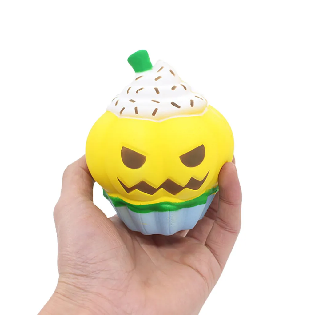 Новинка Kawaii мягкая игрушка сжимающая Тыква мороженое медленно поднимающаяся коллекция снятие стресса Забавные игрушки снятие стресса#1123