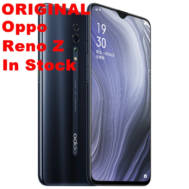 Новый оригинальный OPPO Рено Z смартфон 6 4 &quotAMOLED экрана падения воды Поддержка NFC