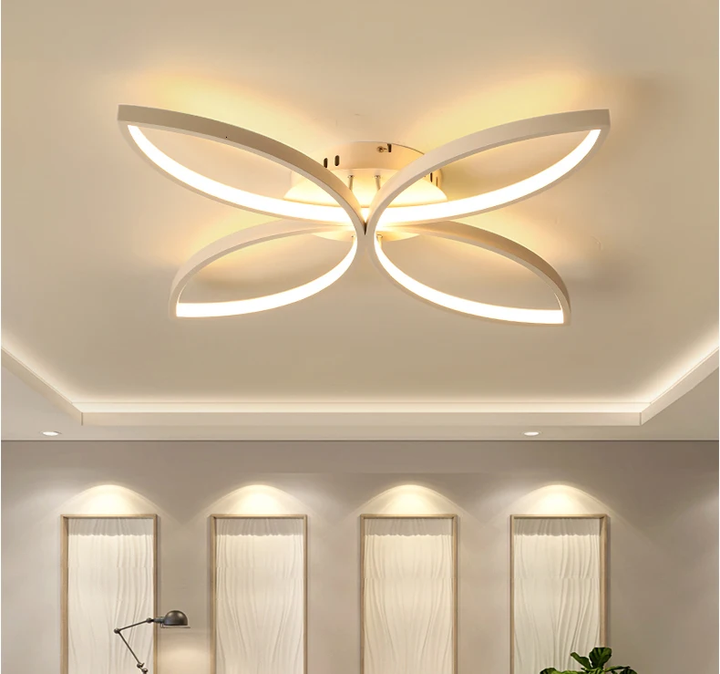 Chandelierrec Декор Домашнее освещение потолочные лампы Современные светодиодные потолочные лампы для гостиной спальни алюминиевый светодиодный потолочный светильник