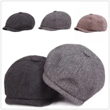 Мужские 8 Панель пекарь мальчик шляпа высокого качества чехлы для телефона с принтами "острые козырьки: Томми Шелби" с закруглёнными краями и пуговицей сверху страны «в ёлочку» на плоской подошве Кепки HYZ1011