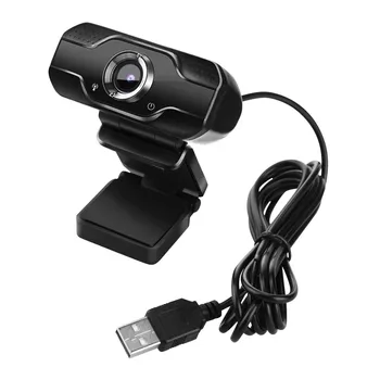 

USB2.0 Webcam HD 1080P Web Camera Manual Focus PC Computer Camera Network Teaching Online Class Webcam Drive-Free W/ MIC J80