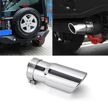 

Car Styling Exhaust Tip Pipes Education Pipe Muffler for Jeep Wrangler JK 2007-2017 Stainless Steel Car Exterior Accessories