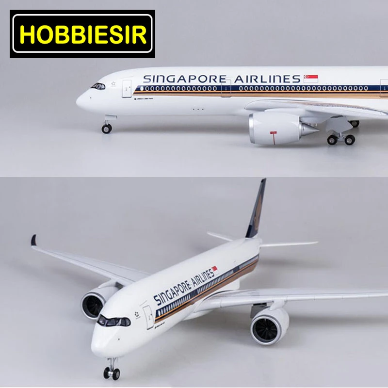 47 см 1/142 масштаб Airbus A350 Сингапур Авиакомпания сплав игрушки Самолеты Модель W колесный литой под давлением пластиковый самолет Коллекция украшения