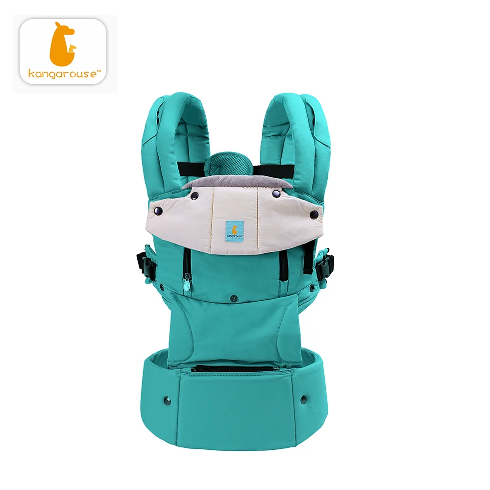 TURQUOISE Кенгуру полный сезон хлопок эргономичный кенгуру для новорожденных до 36 месяцев кг-200 - Цвет: TURQUOISE