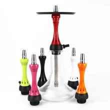 2020 Alpha Shisha Modell X Multicolor Shisha Matte Shisha Abnehmbare Diffusor Adsorption Teile Nargile Wasser Rohr Zubehör