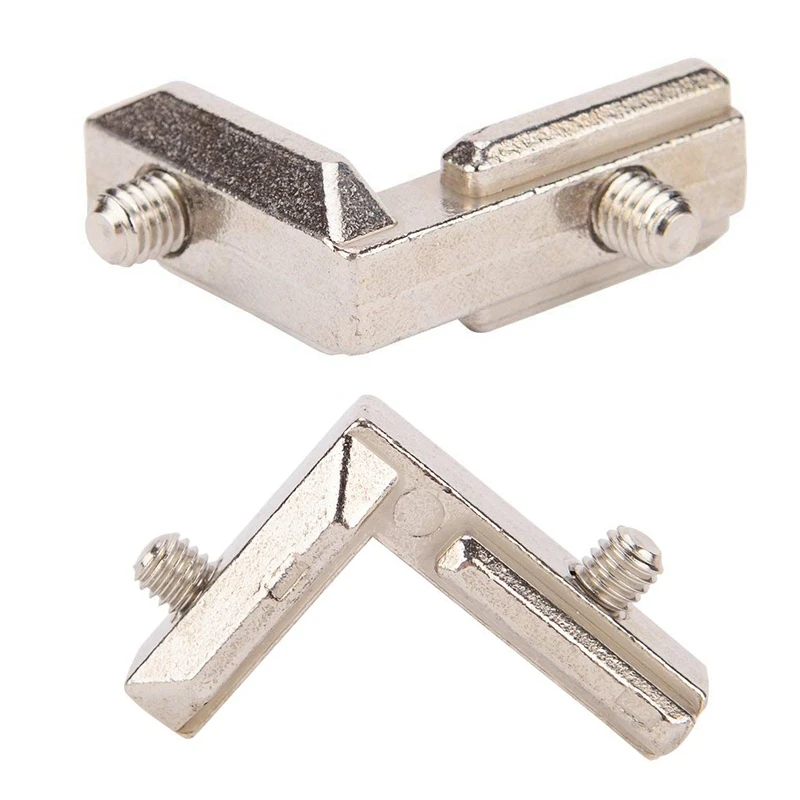 

20Pcs T Slot L-Shape Interior Inside Corner Connector Joint Bracket With Screws 4040 Series Slot 8Mm For Aluminum Extrusion Pr