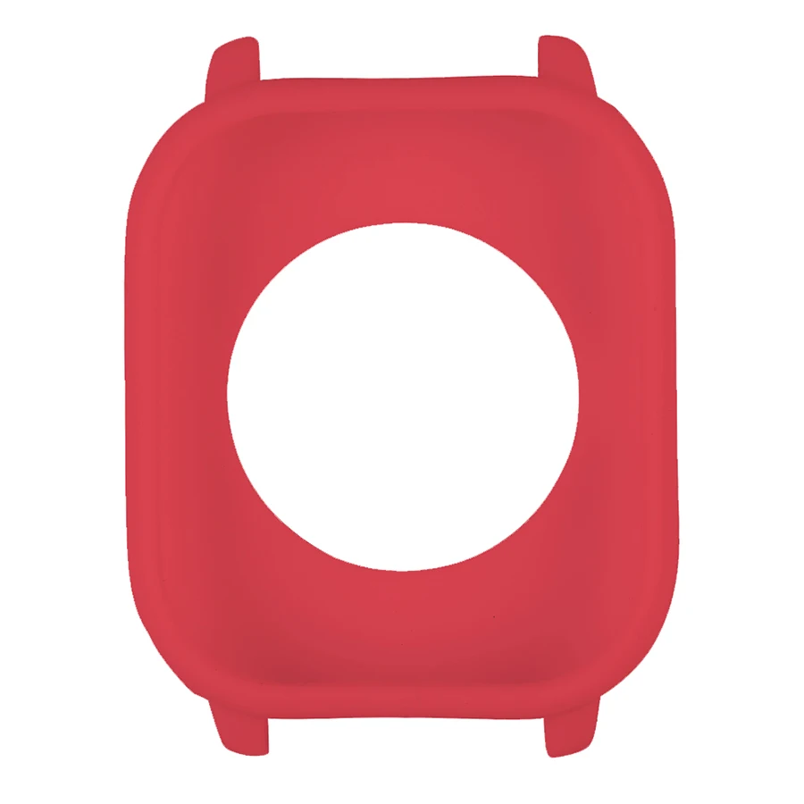 Защитный чехол для Xiaomi Amazfit GTS Часы Мягкий Силиконовый Корпус рамка Бампер протектор для Huami Amazfit GTS крышка аксессуары - Цвет: Красный