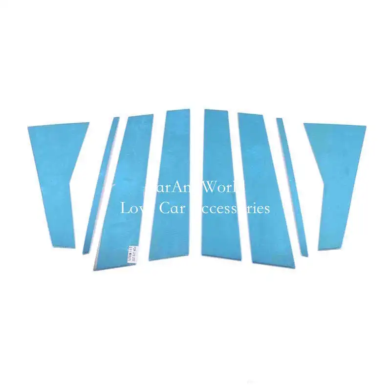 

For Weichai VGV U70 2020-2021 Car Door Window A/B/C Pillar Frame Column Strips Trims Protector Stainless Sticker Car Accessories