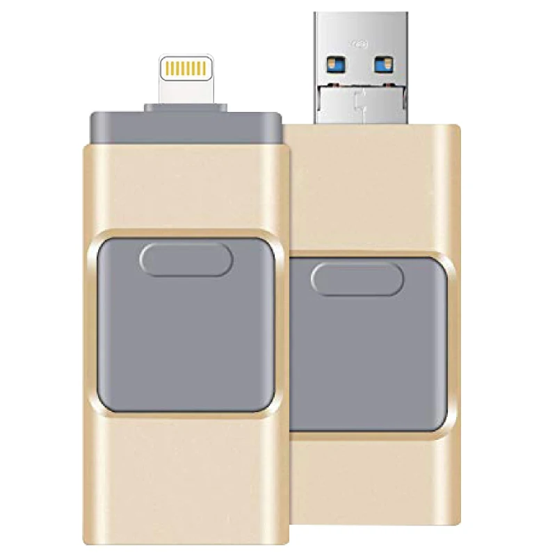 3 в 1 Otg Usb флэш накопитель 8 ГБ 16 32 64 Гб 128 256 для Iphone Ipad Tablet phone lightning android Pen Drive
