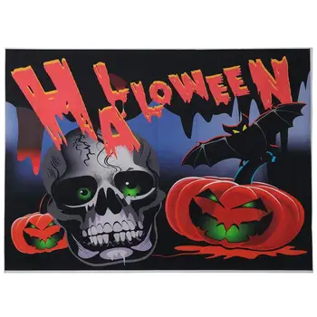 

1pc Halloween Party Props Hanging Blanket Halloween Backdrop for Home