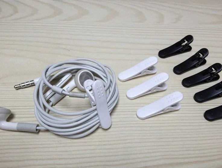 50 шт. шнур кабель для наушников зажимы | Электроника