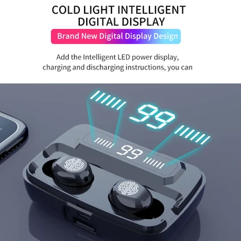 

Original M11-9 Wireless Headphones TWS Bluetooth5.0 earphone HiFi IPX7 Waterproof earbuds Touch Control Headset for sports /game