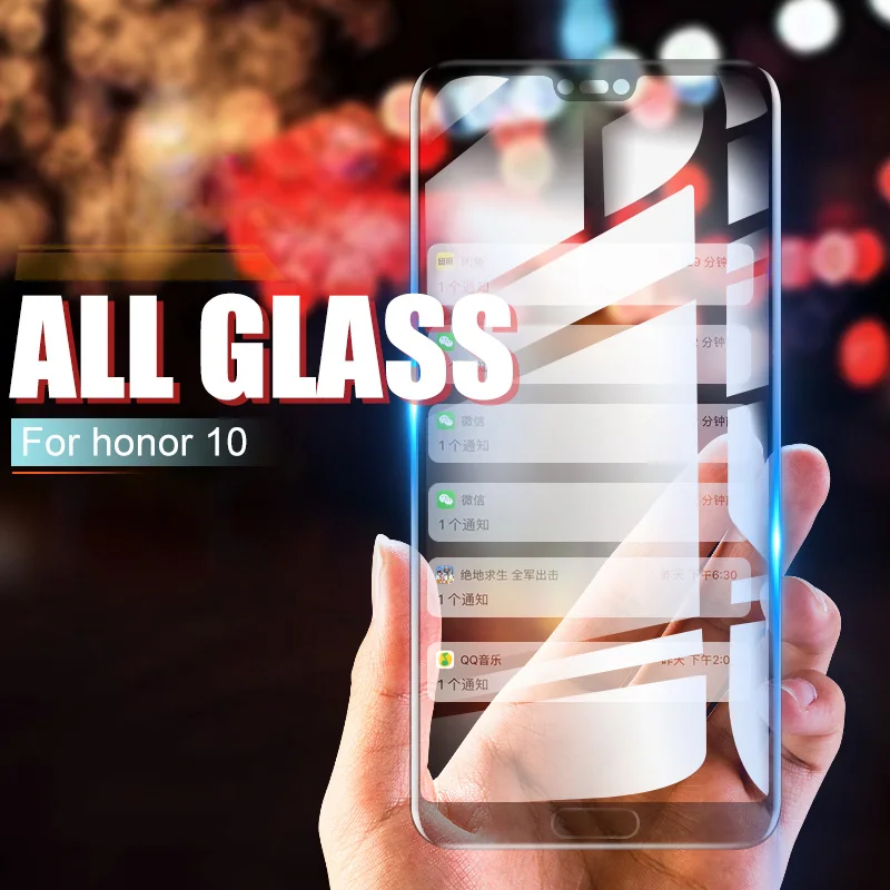 Полное покрытие из закаленного стекла для huawei Honor View 10 20 V8 V9 V10 V20 Защитное стекло для HONOR 8 9 10 20 Lite защита экрана