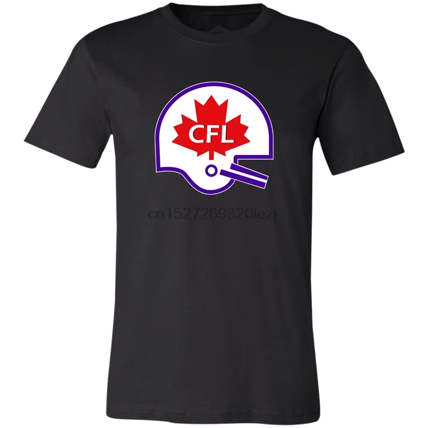Cfl Ретро логотип Канадской футбольной лиги Винтажная футболка с возвратом назад