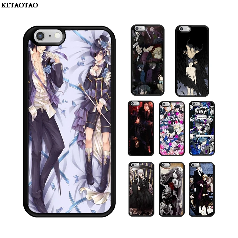 KETAOTAO HOT Kuroshitsuji Black Butler TPU Soft Silicone Phone Case for iPhone 5S 6S 7 8 Plus XR XS 11 ProMax For Samsung | Мобильные