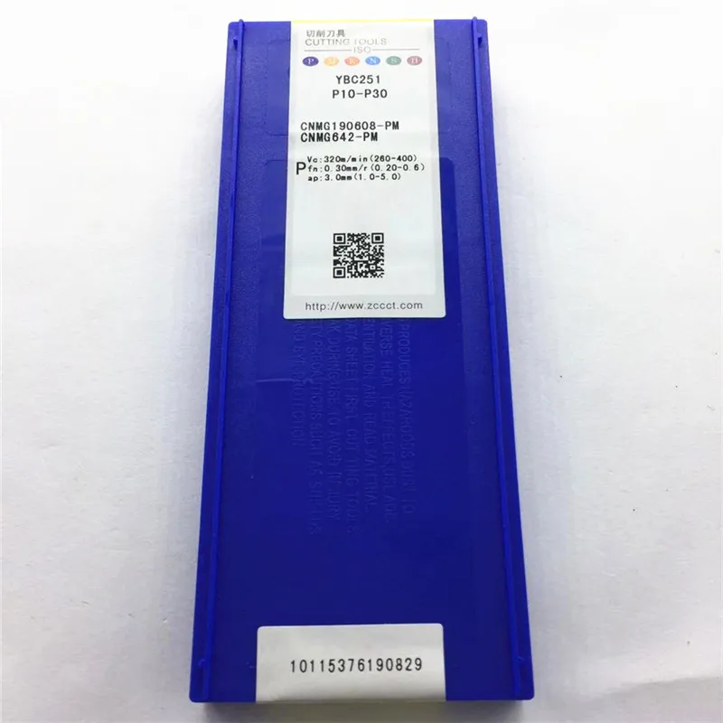 10 шт. CNMG190608-PM YBC251 CNMG642-PM YBC251 ЧПУ твердосплавные вставляет инструменты
