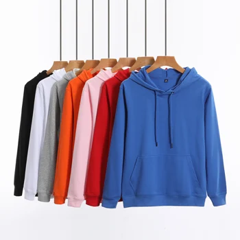 

Sweatshirts Women/Men Pullover Hoodies Autumn Winter Casual Couples Hoodies Sweatshirts Top Solid Black Blue Red White Hoodies